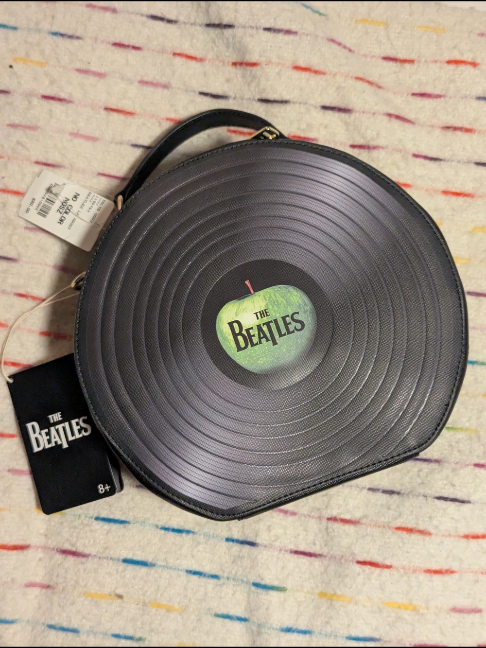 NWT - MAKE OFFER - Loungefly Beatles Let it Be Vinyl Record Crossbody Purse